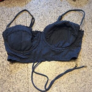 Like New! Women’s VIX Size Medium Blue Halter Top Bikini Top MSRP $90